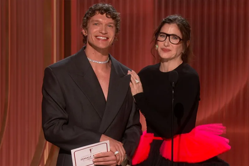 Bowen Yang Stranded in Antarctica! Kathryn Hahn's Hilarious Last-Minute Rescue at 2026 Actor Awards Goes Viral