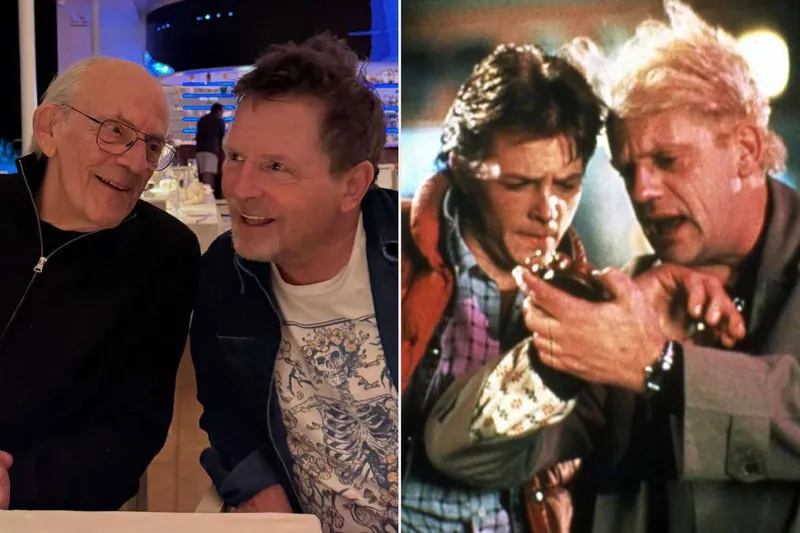 Great Scott! Michael J. Fox and Christopher Lloyd's Beach Reunion Goes Viral as 'Back to the Future' Nears 41st Anniversary