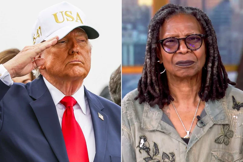 Whoopi's Fiery Ultimatum: 'Take Your Damn Hat Off!' - The View's Explosive Clash Over Trump's Military Protocol Breach